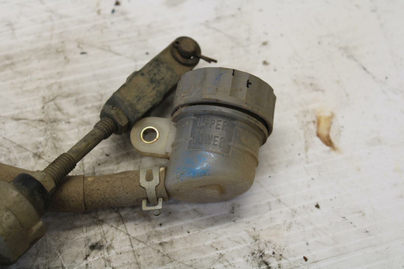03-06 SUZUKI QUADSPORT Z400 REAR BACK BRAKE MASTER CYLINDER W RESERVOIR BB256