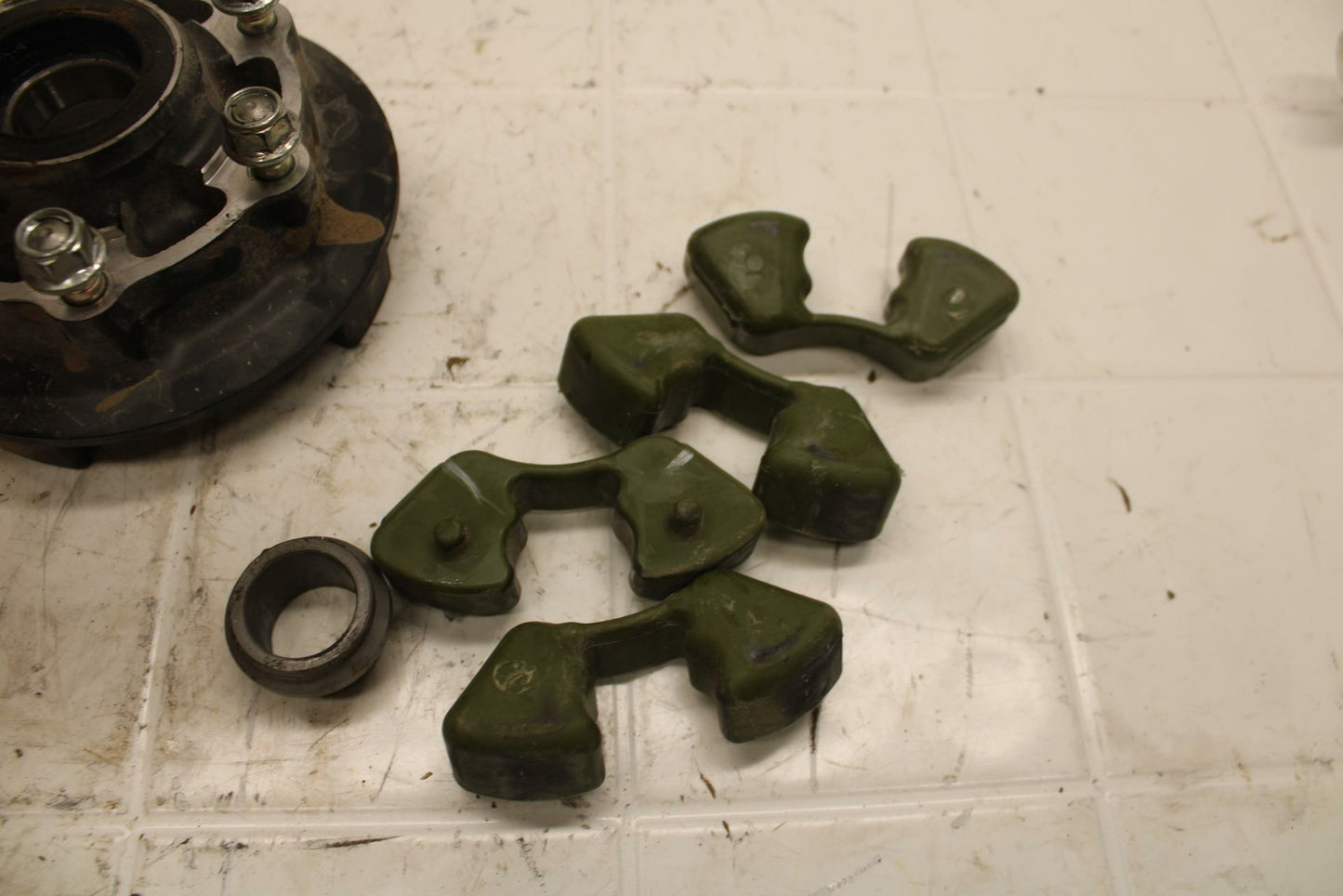 19-20 KAWASAKI NINJA ZX6R REAR HUB SHOCK DAMPERS CUSH ABSORBERS BB407