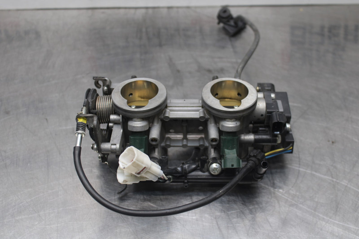 08 KAWASAKI NINJA 650 EX650 MAIN FUEL INJECTORS / THROTTLE BODIES BB797