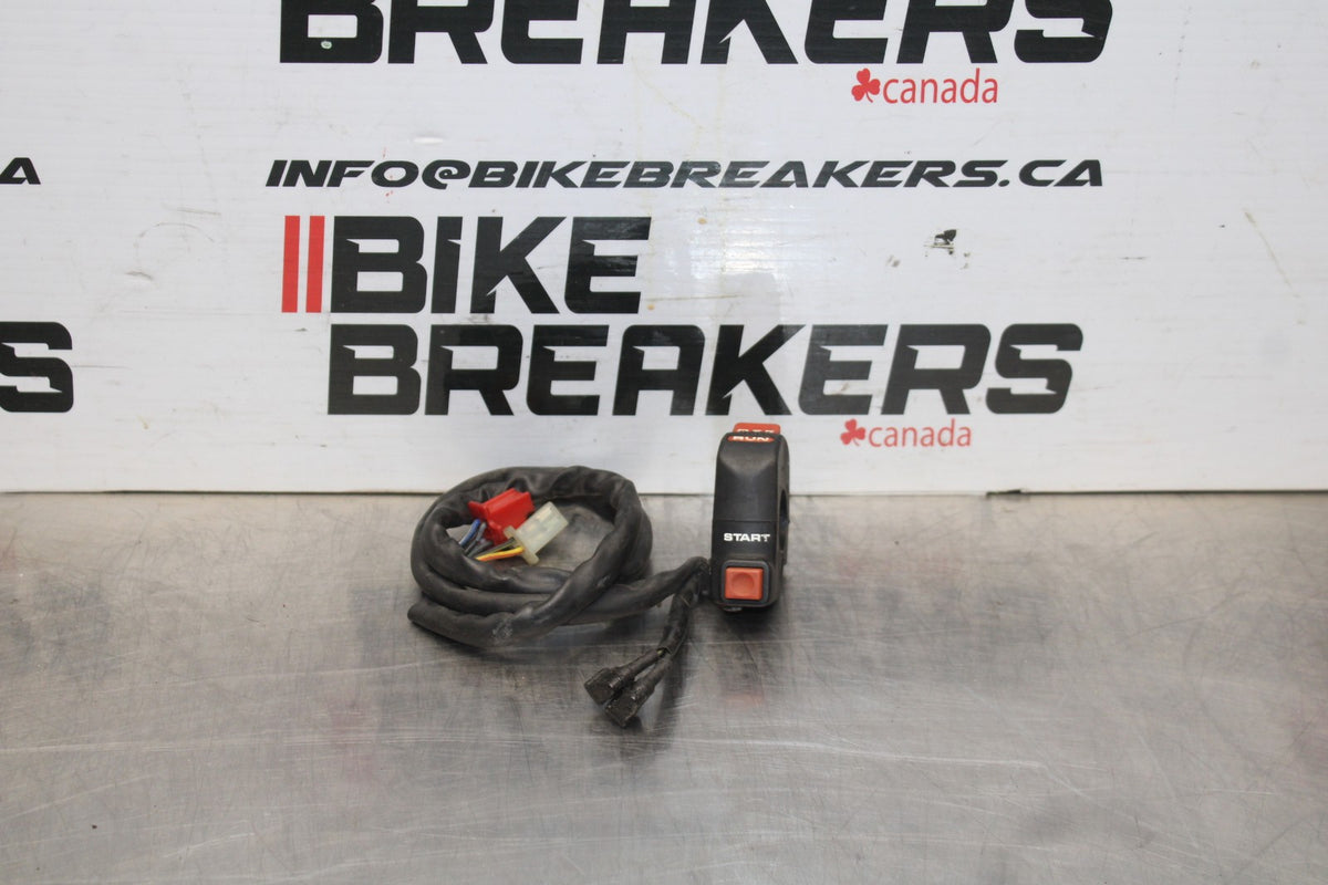 02-03 HONDA CBR954RR RIGHT CLIP ON HANDLE KILL OFF START SWITCH SWITCHES BB497