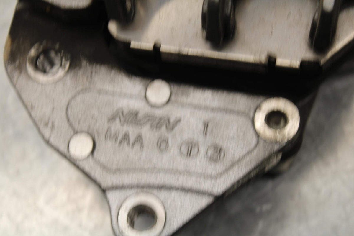 2007 Honda Shadow Spirit 1100 VT1100C REAR BRAKE CALIPER W MOUNT BRACKET BB561