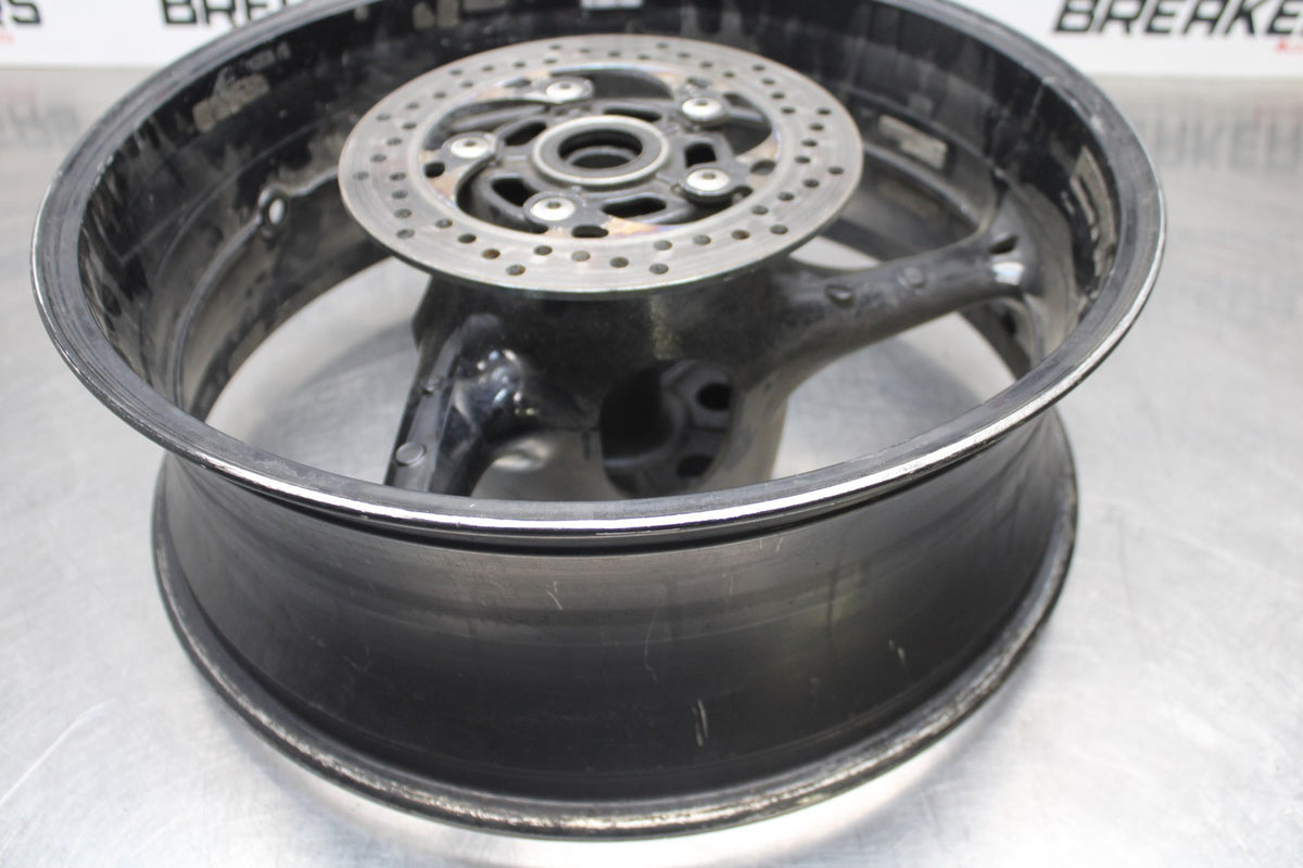 09 SUZUKI GSXR1000 REAR WHEEL BACK RIM & ROTOR BB777