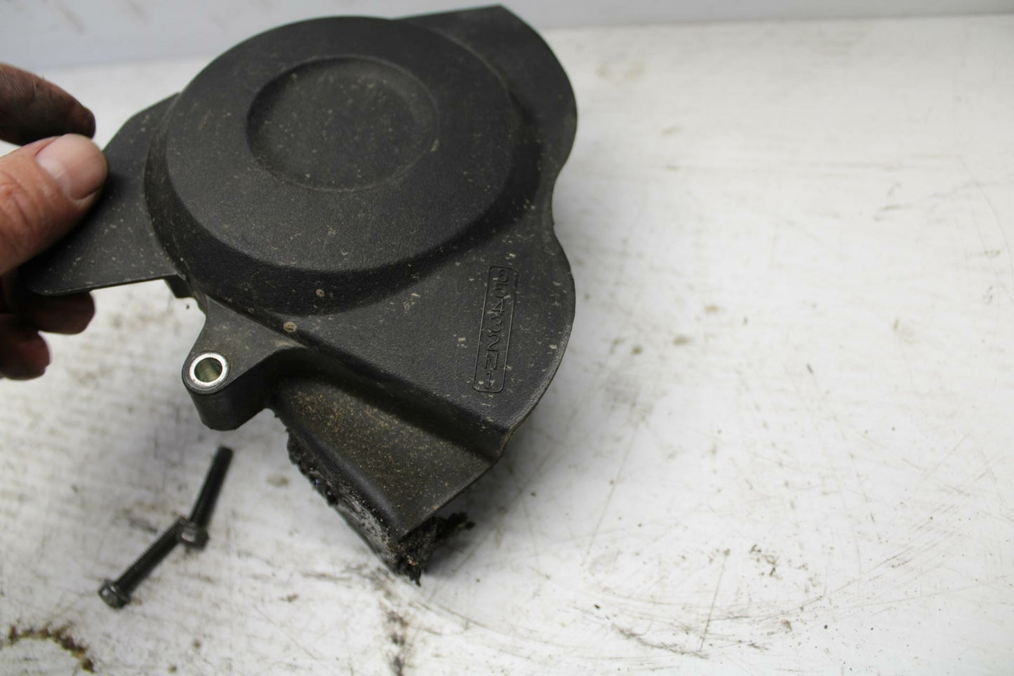 07-09 KAWASAKI VERSYS 650 ENGINE SPROCKET COVER BB302