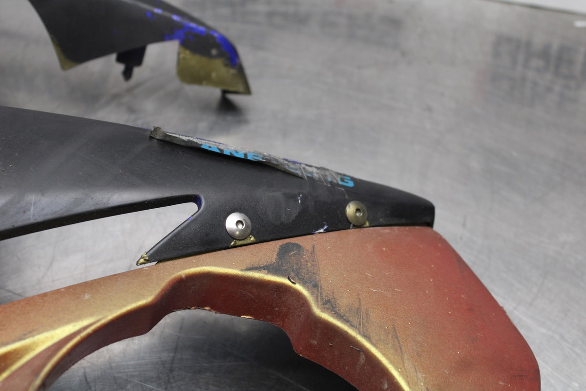 05 YAMAHA YZF R6 LEFT LOWER MID UPPER SIDE FAIRING COWL BB858