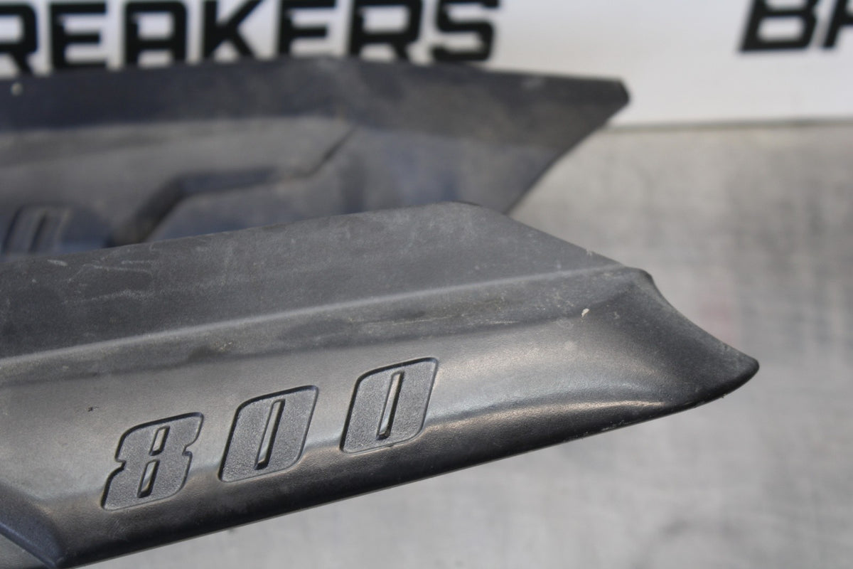 15 TRIUMPH TIGER 800 RIGHT LEFT GAS FUEL TANK PANELS COVERS TRIM SET COWLS BB873