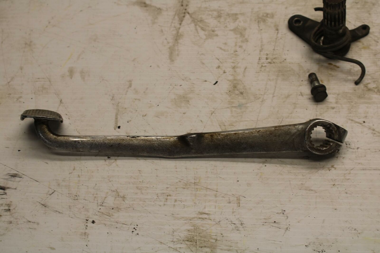 77-79 SUZUKI GS750 RIGHT REARSET BRAKE FOOT PEDAL BB258