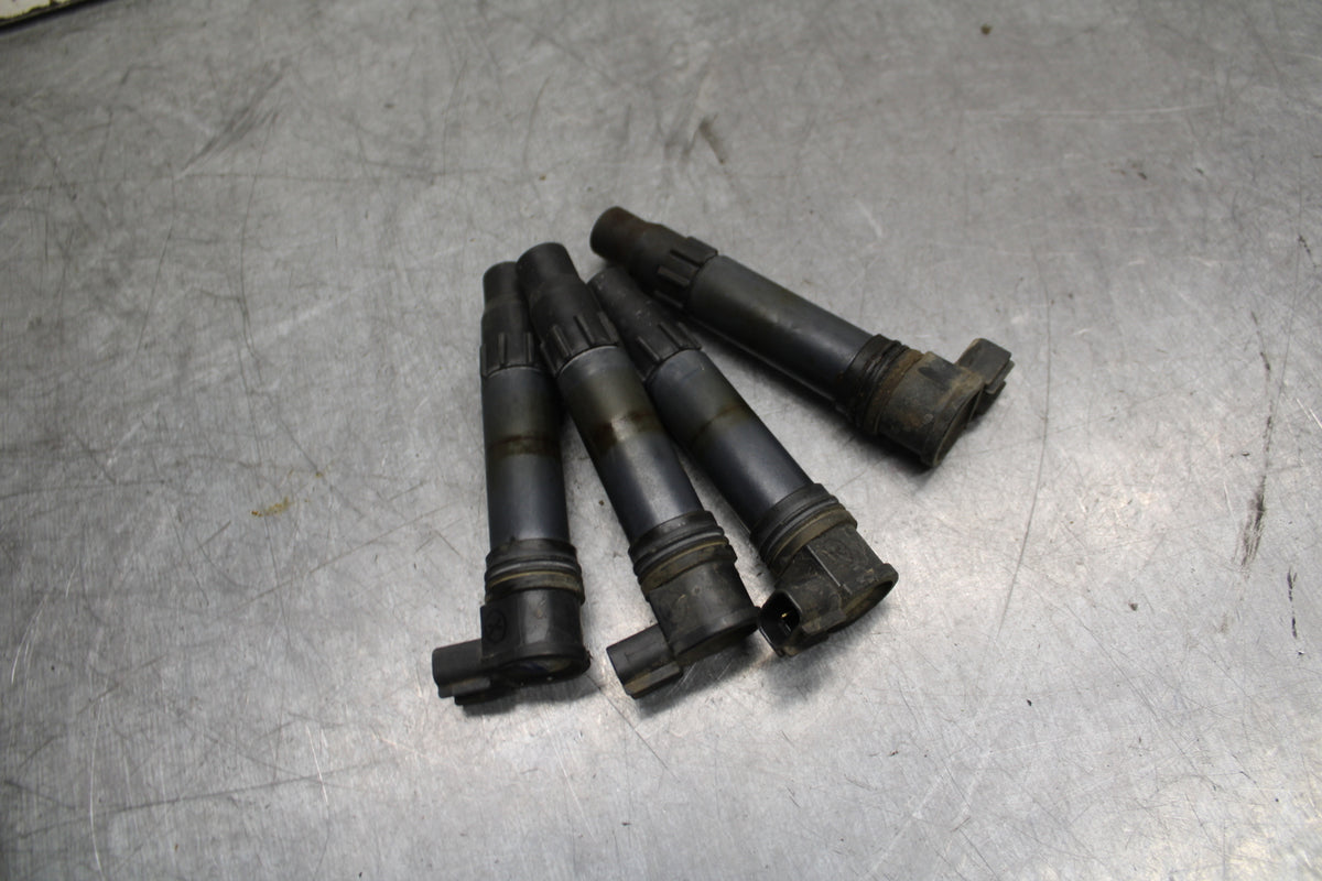 05-06 HONDA CBR600RR IGNITION COILS COIL SPARK PLUG CAPS BB727