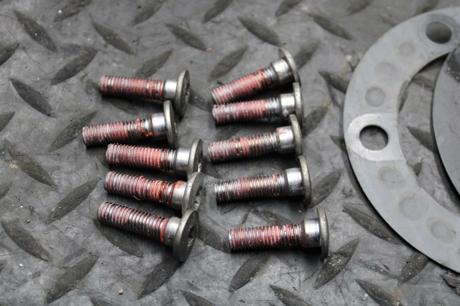 07-09 KAWASAKI VERSYS 650 FRONT BRAKE ROTOR BOLTS DISC HARDWARE SCREW SET BB206