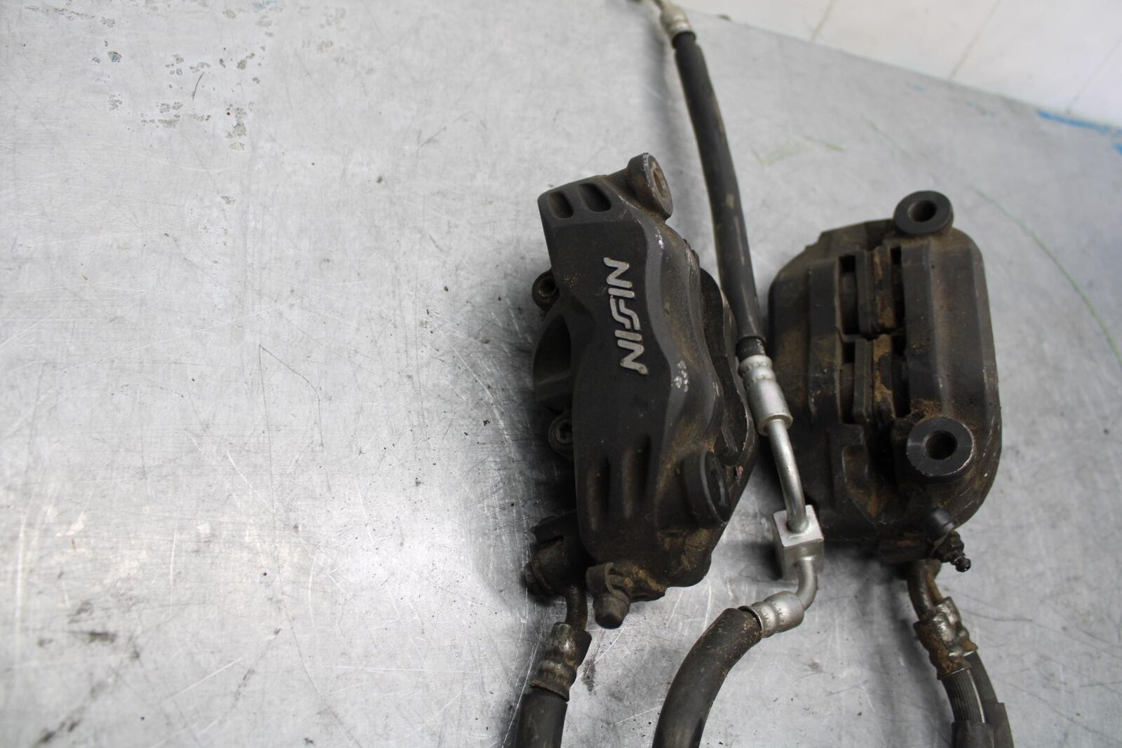 06-07 KAWASAKI NINJA ZX14R RIGHT LEFT FRONT BRAKE CALIPER SET PAIR CALIPERS bb43