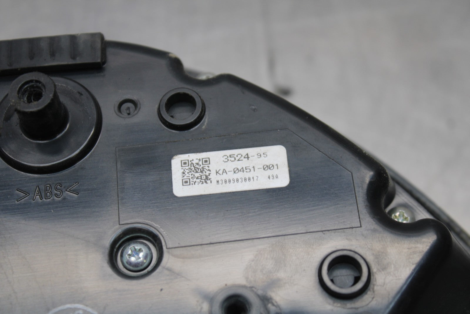 09-10 KAWASAKI ER-6N SPEEDO GAUGES DISPLAY CLUSTER SPEEDOMETER TACHOMETER BB205