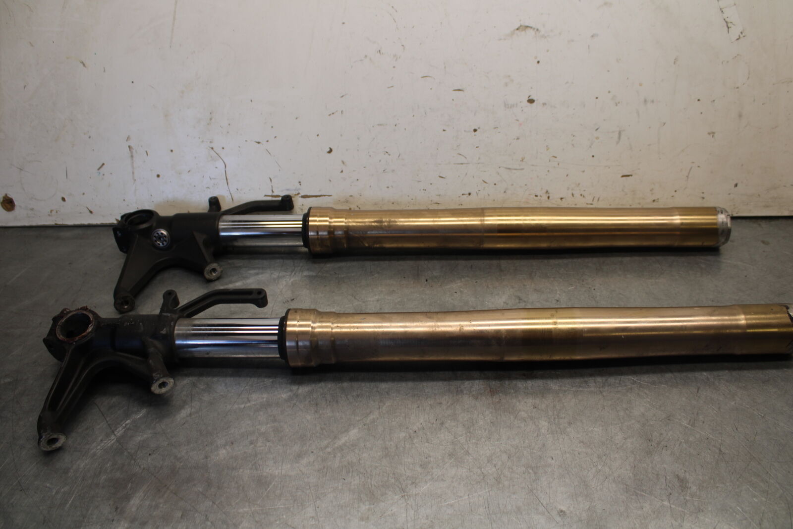 09-12 KAWASAKI NINJA ZX6R ZX600R FRONT FORKS SHOCK SUSPENSION SET PAIR BB656