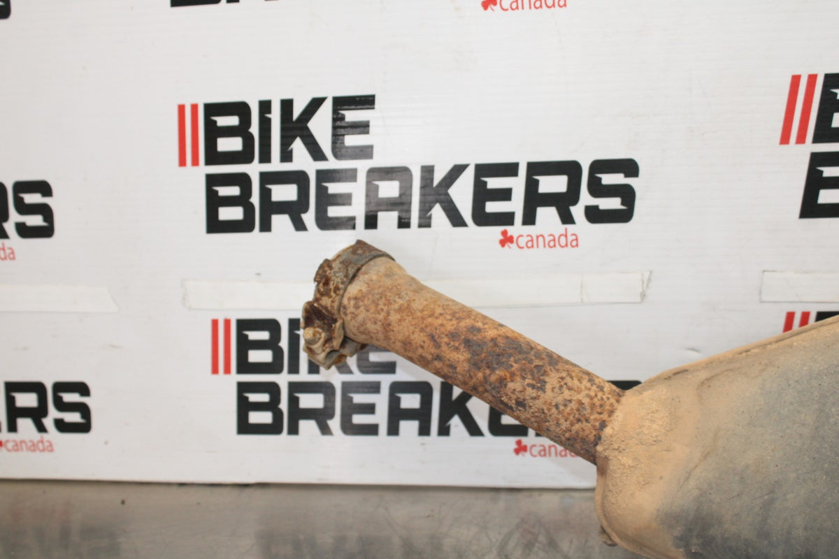 06 KAWASAKI KLR650 EXHAUST PIPE MUFFLER SLIP ON CAN SILENCER BB919