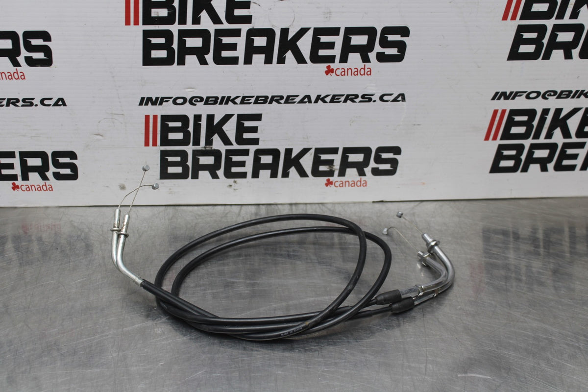 06 KAWASAKI VULCAN 900 THROTTLE CABLES LINES BB799