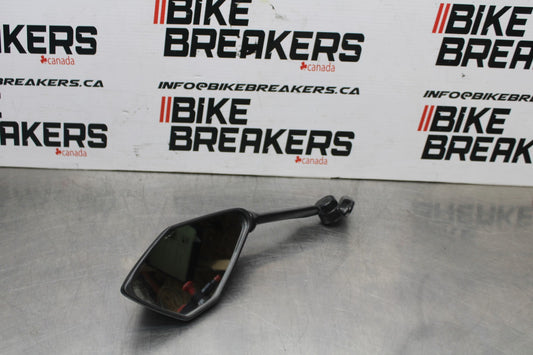13-18 KAWASAKI NINJA ZX6R LEFT SIDE REAR VIEW MIRROR BB735