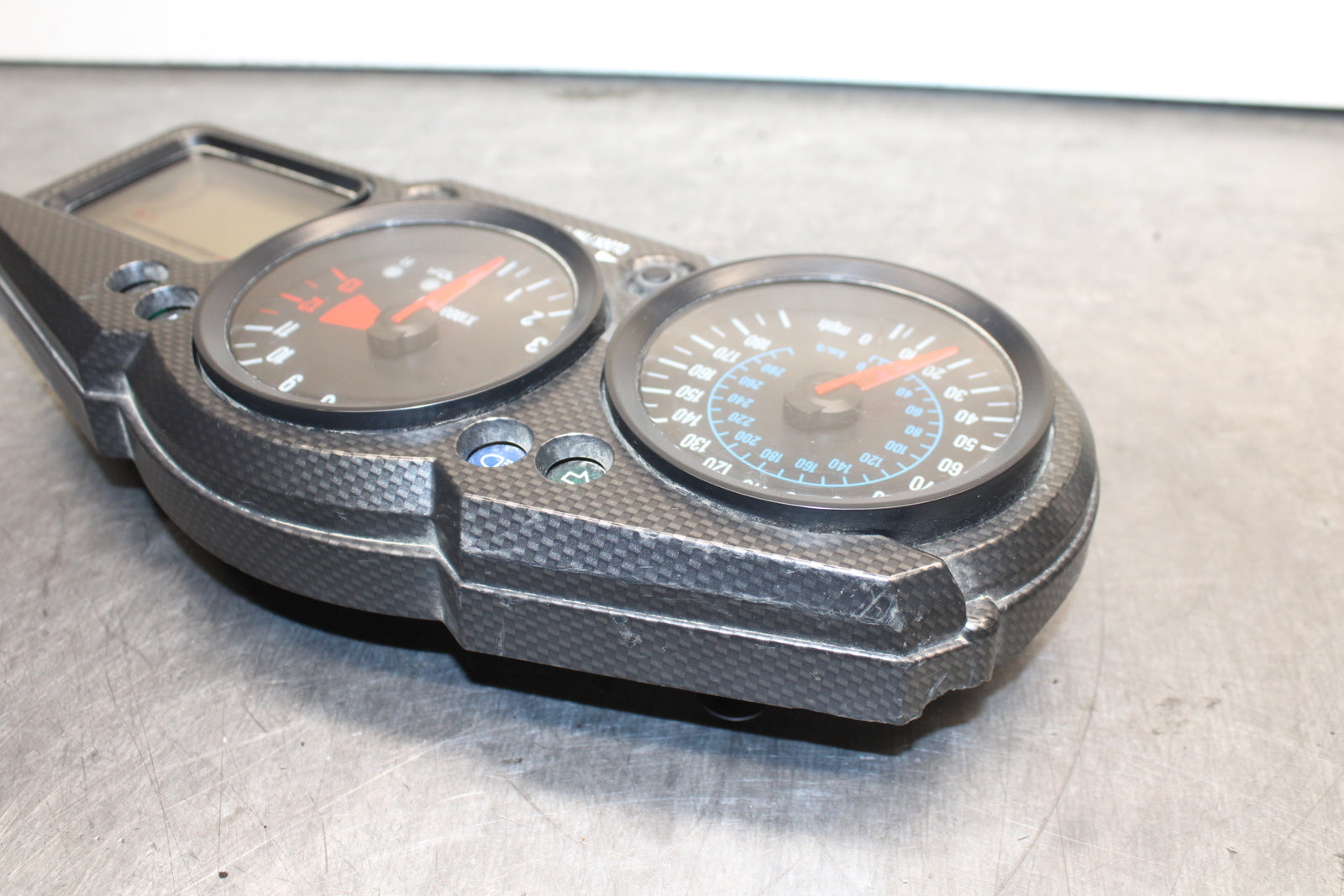 00-05 KAWASAKI NINJA ZX12R SPEEDO TACH GAUGES DISPLAY CLUSTER SPEEDOMETER BB121