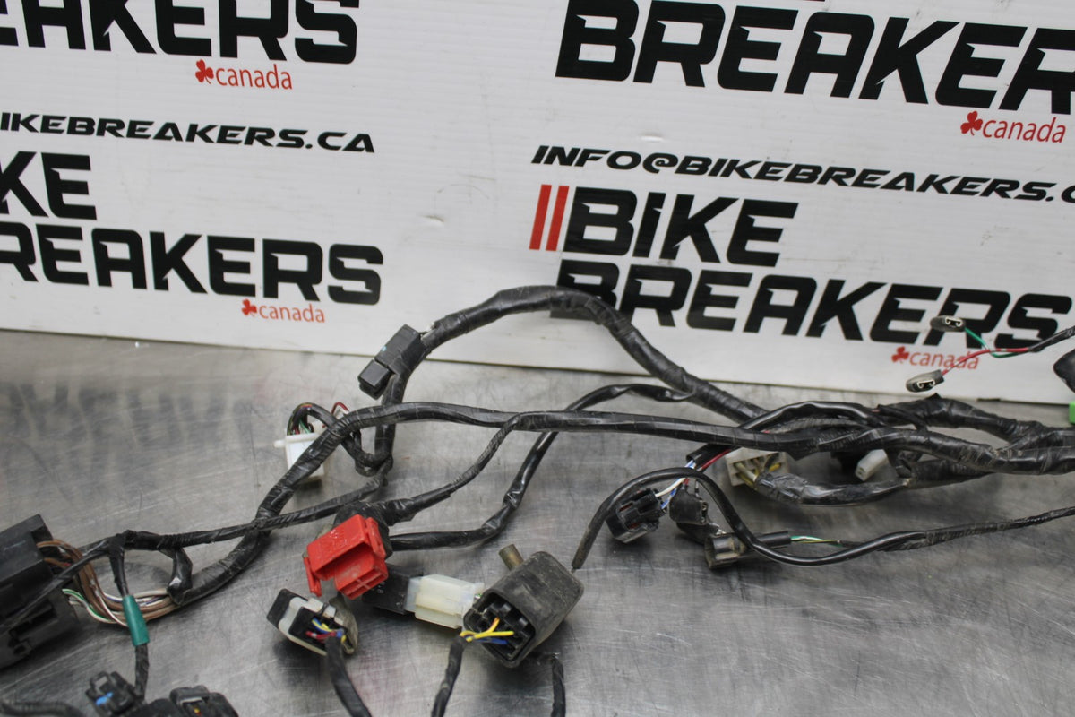 09 KAWASAKI NINJA 250R MAIN ENGINE WIRING HARNESS MOTOR WIRE LOOM BB824