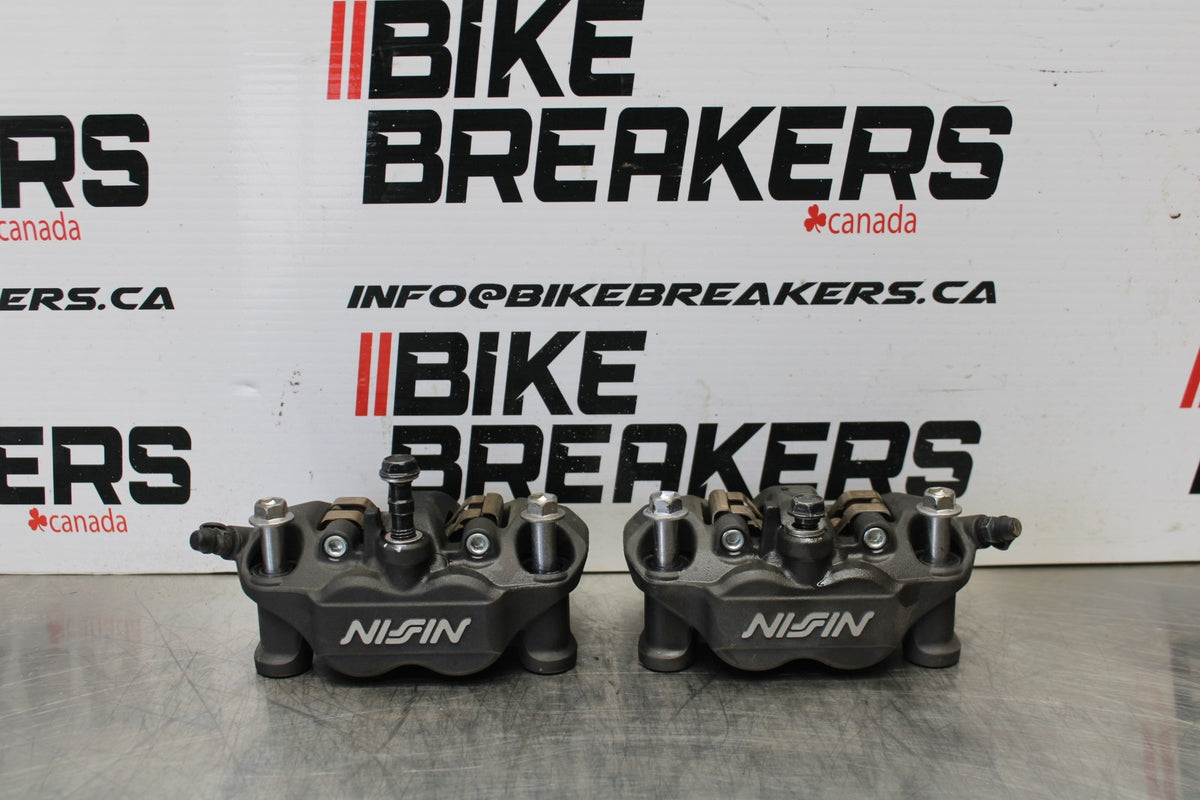 21-23 KAWASAKI NINJA ZX6R RIGHT LEFT FRONT BRAKE CALIPER SET PAIR CALIPERS BB179