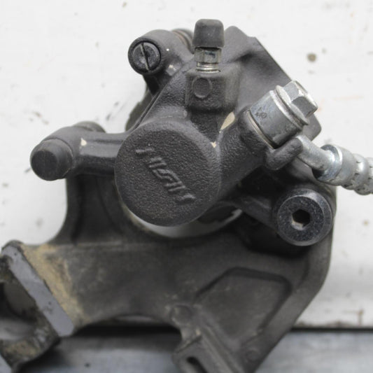 11-23 SUZUKI GSXR 750 REAR BACK BRAKE CALIPER W MOUNT BRACKET BB630