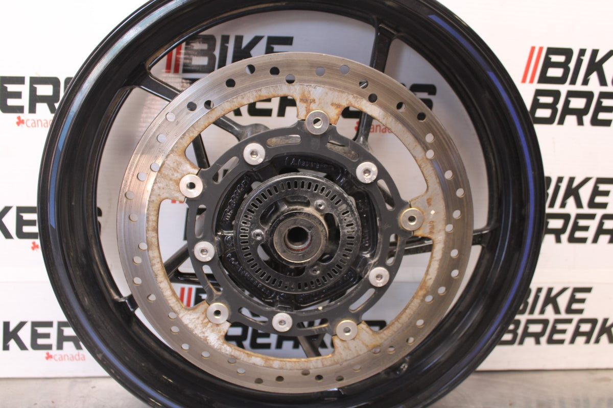 24-25 KAWASAKI NINJA 500 ABS FRONT WHEEL FRONT RIM & ROTOR BB899