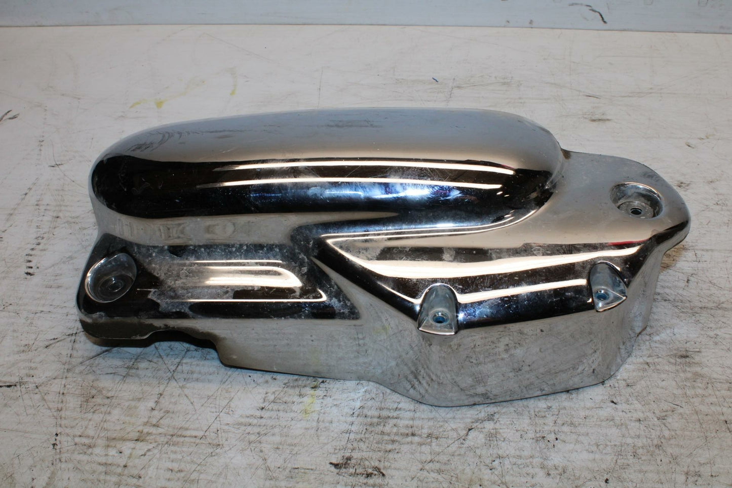 02-03 YAMAHA V STAR 1100 ENGINE SHAFT CHROME COVER BB308