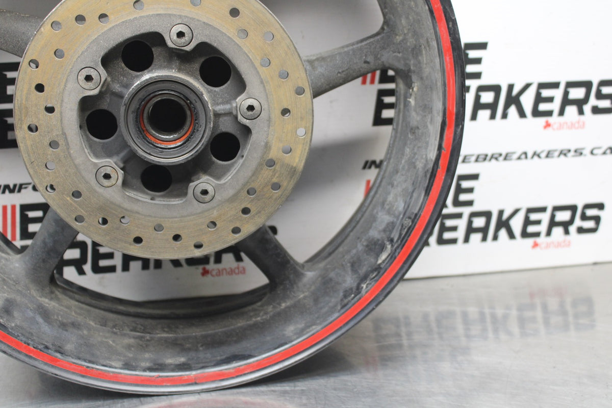 05 YAMAHA YZF R6 REAR WHEEL BACK RIM & ROTOR BB814