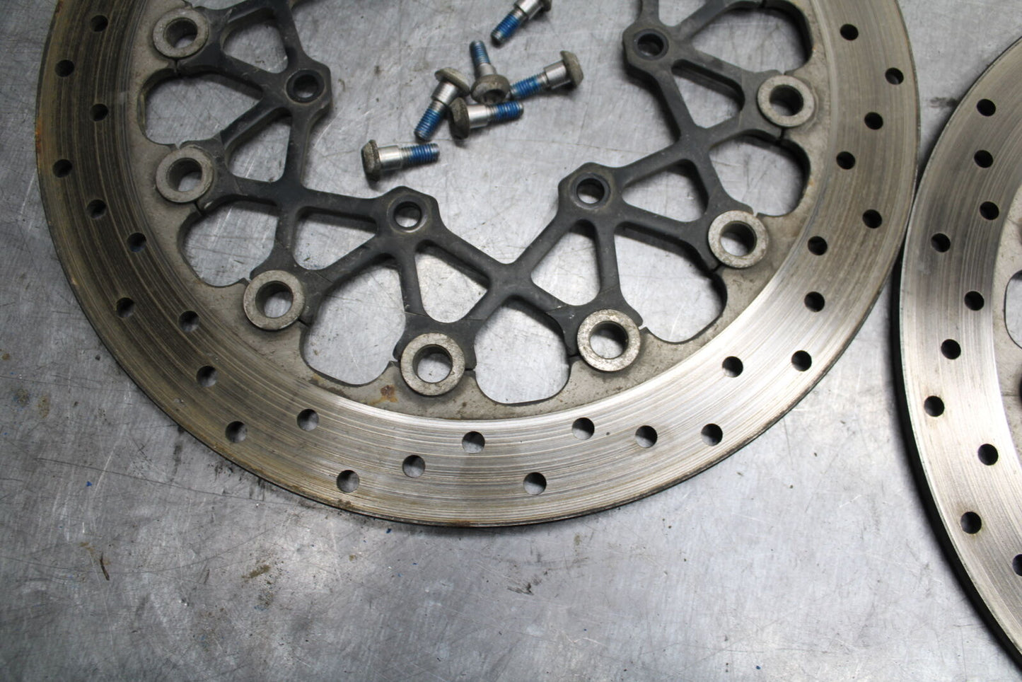 08-09 SUZUKI GSXR600 FRONT LEFT RIGHT BRAKE ROTORS DISCS BB728