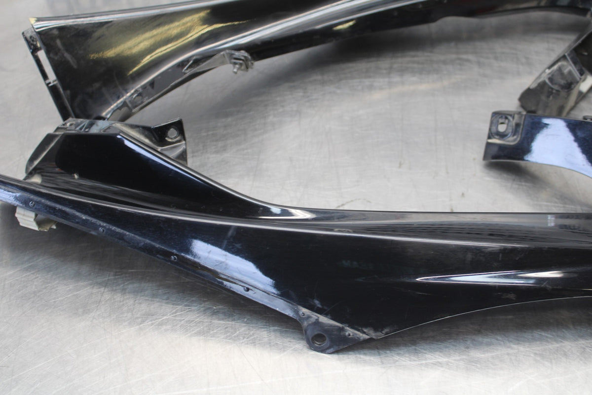 06-07 YAMAHA YZF R6 RIGHT FRONT UPPER SIDE FAIRING COWL PLASTIC SET BB00