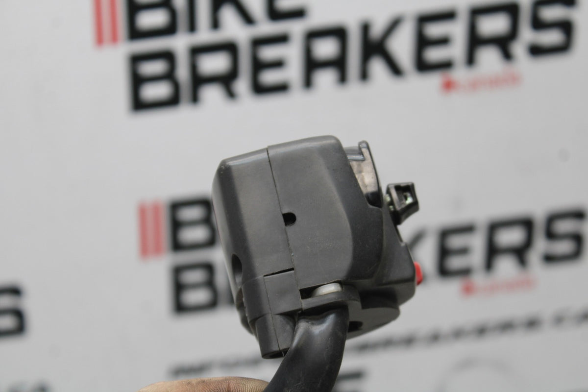 06-07 KAWASAKI NINJA 650R EX650A LEFT CLIP ON HANDLE HORN SIGNALS SWITCH BB774