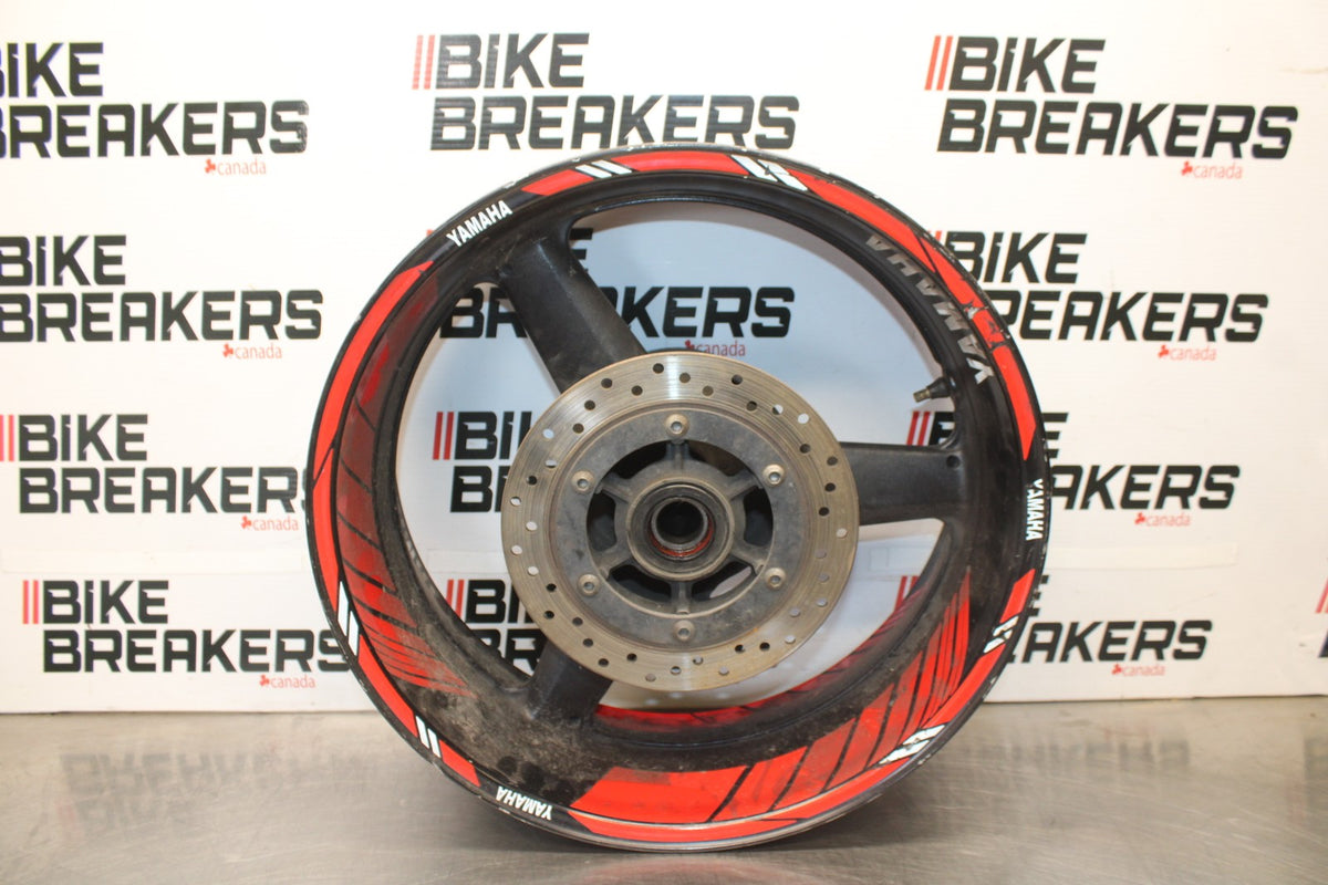 03 YAMAHA YZF R1 REAR WHEEL BACK RIM & ROTOR BB895