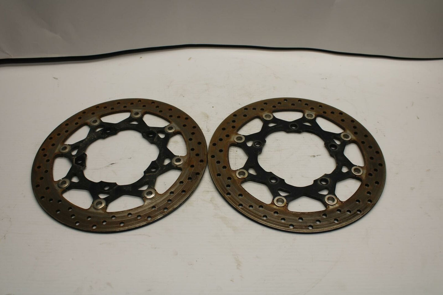 13-16 SUZUKI BANDIT 1250S ABS FRONT LEFT RIGHT BRAKE ROTORS DISCS BB238