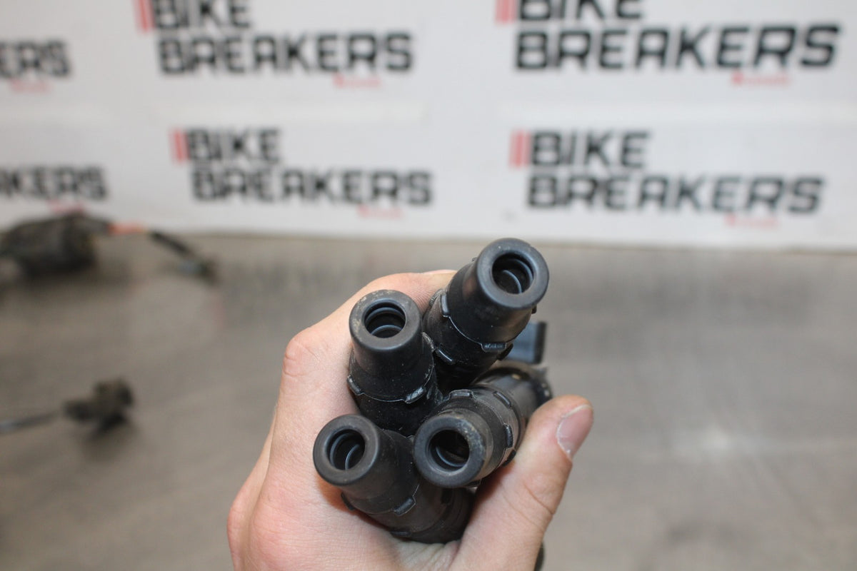 08 KAWASAKI ZX6R IGNITION COILS COIL SPARK PLUG CAPS BB896