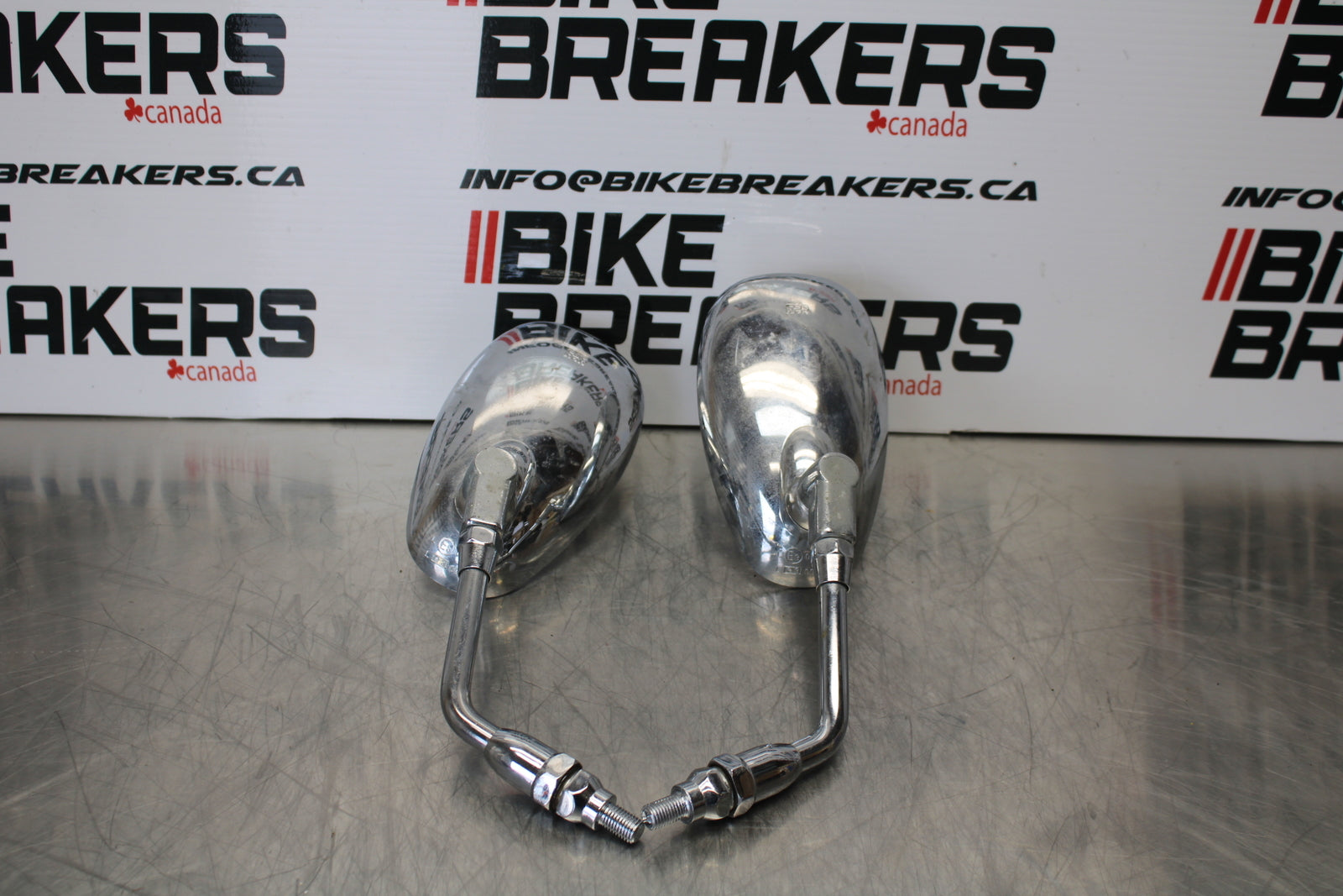 08 MOTO GUZZI BREVA 750 REAR VIEW MIRROR SET PAIR MIRRORS BB154