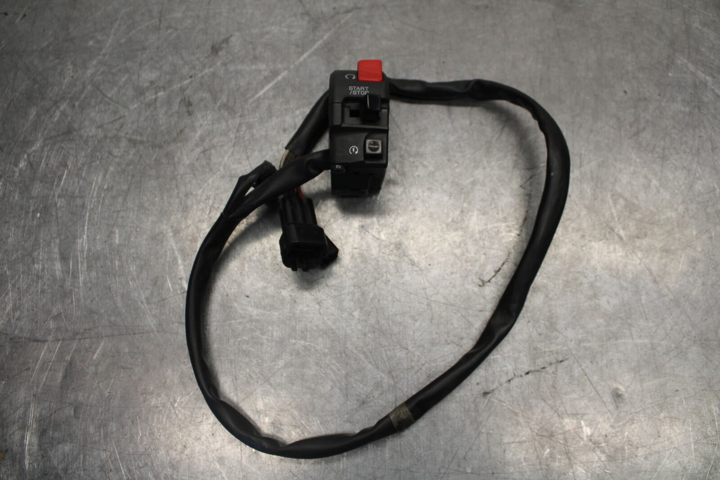 09-12 KAWASAKI NINJA ZX6R RIGHT CLIP ON HANDLE KILL OFF START SWITCH  BB698