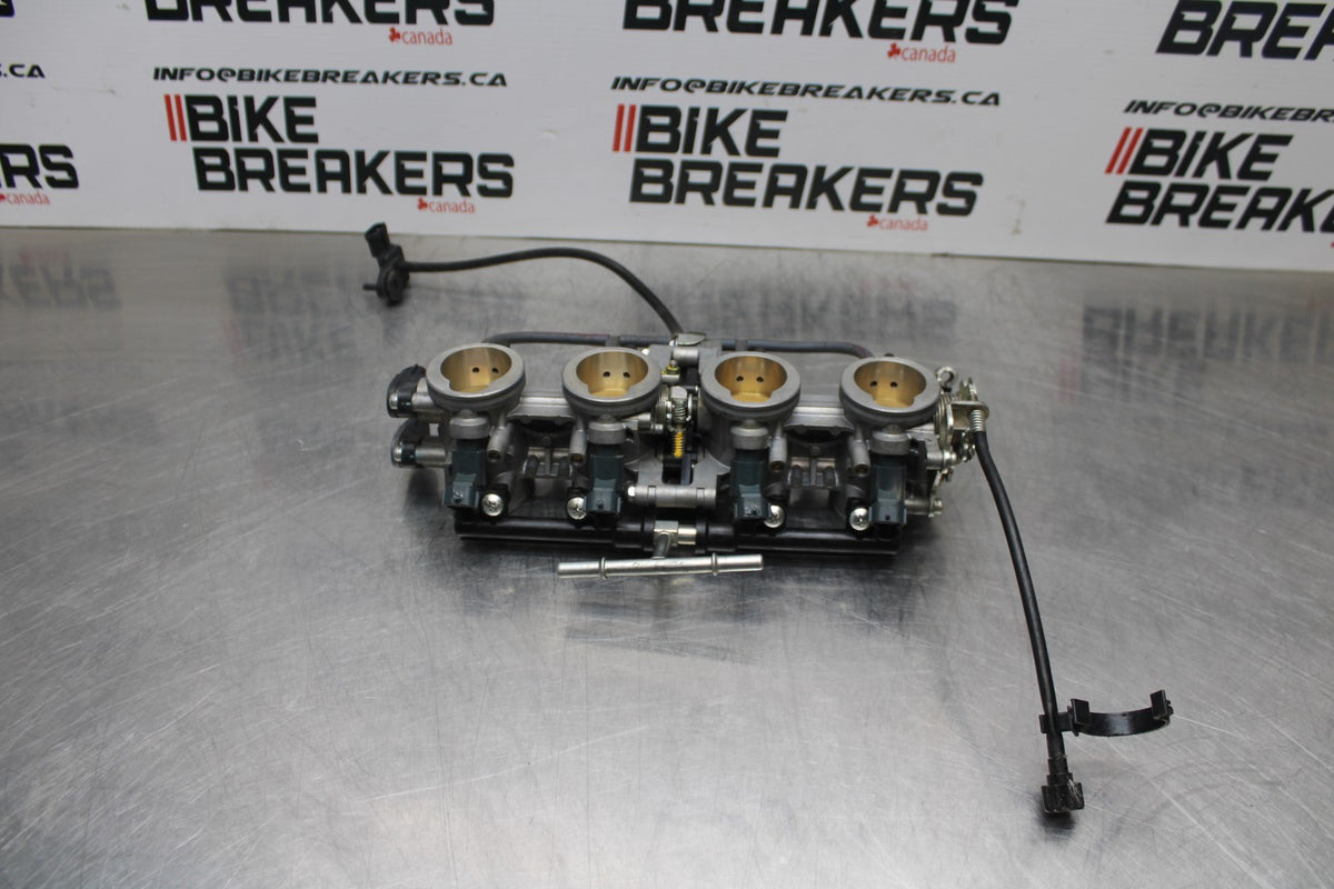 07-08 KAWASAKI NINJA ZX6R MAIN FUEL INJECTORS / THROTTLE BODIES BB199