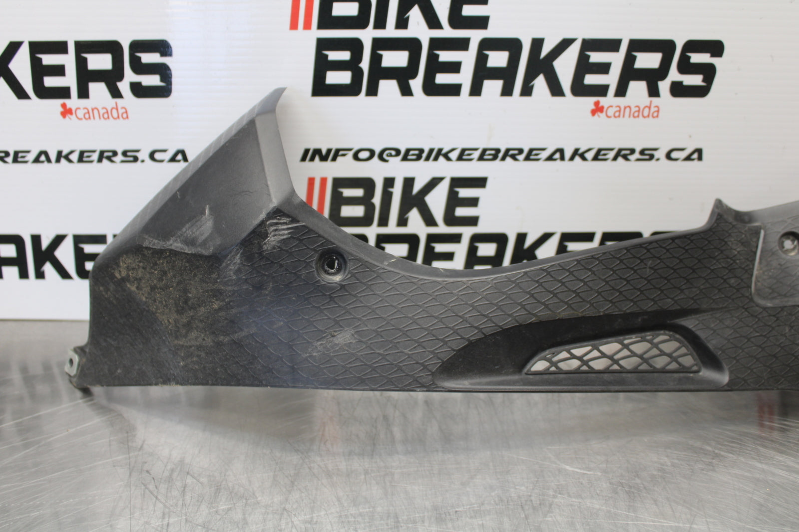 10-11 BMW S1000RR LEFT GAS TANK FUEL CELL PANEL COVER TRIM COWL  BB168