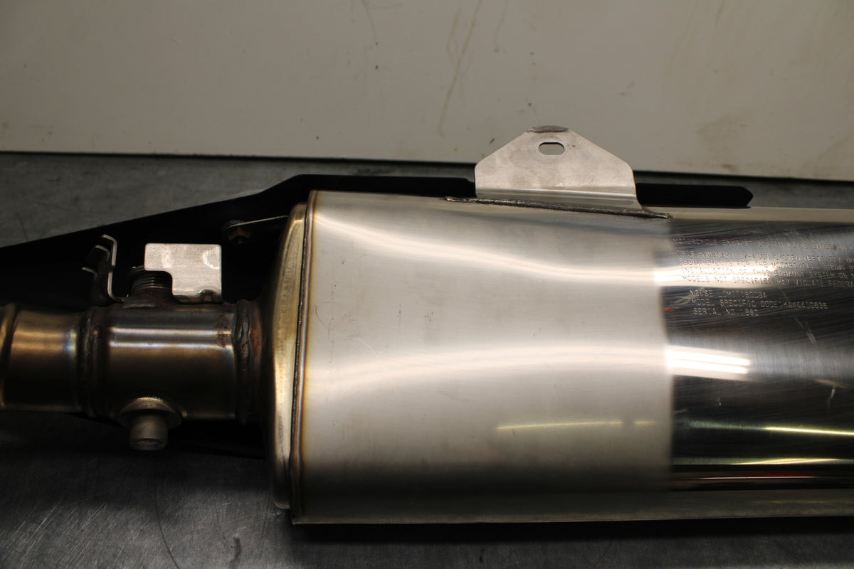 19-23 KAWASAKI NINJA ZX6R EXHAUST PIPE MUFFLER SLIP ON CAN SILENCER BB749