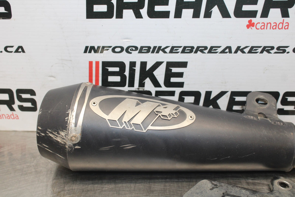 08-10 SUZUKI GSXR 600 M4 EXHAUST PIPE MUFFLER SLIP ON CAN SILENCER BB803