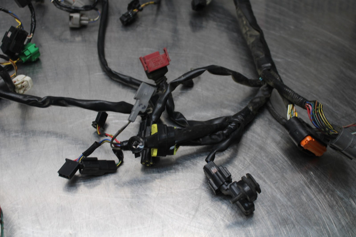 07-08 KAWASAKI NINJA ZX6R MAIN ENGINE WIRING HARNESS MOTOR WIRE LOOM BB199