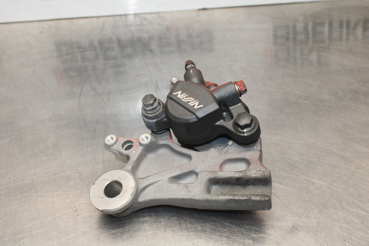 13-15 HONDA CBR500R REAR BACK BRAKE CALIPER W MOUNT BRACKET BB834