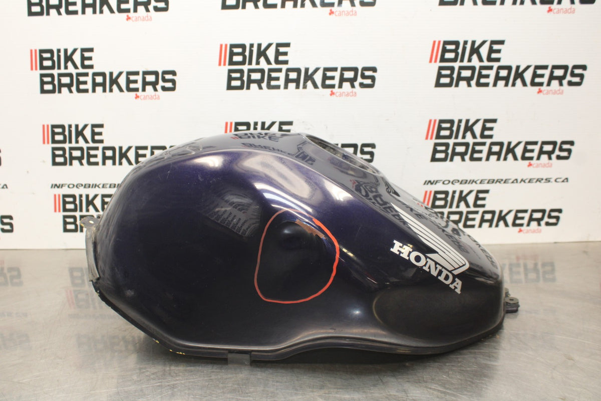 98-05 HONDA SUPER HAWK 1000 VTR1000F GAS TANK FUEL CELL PETROL RESERVOIR BB821