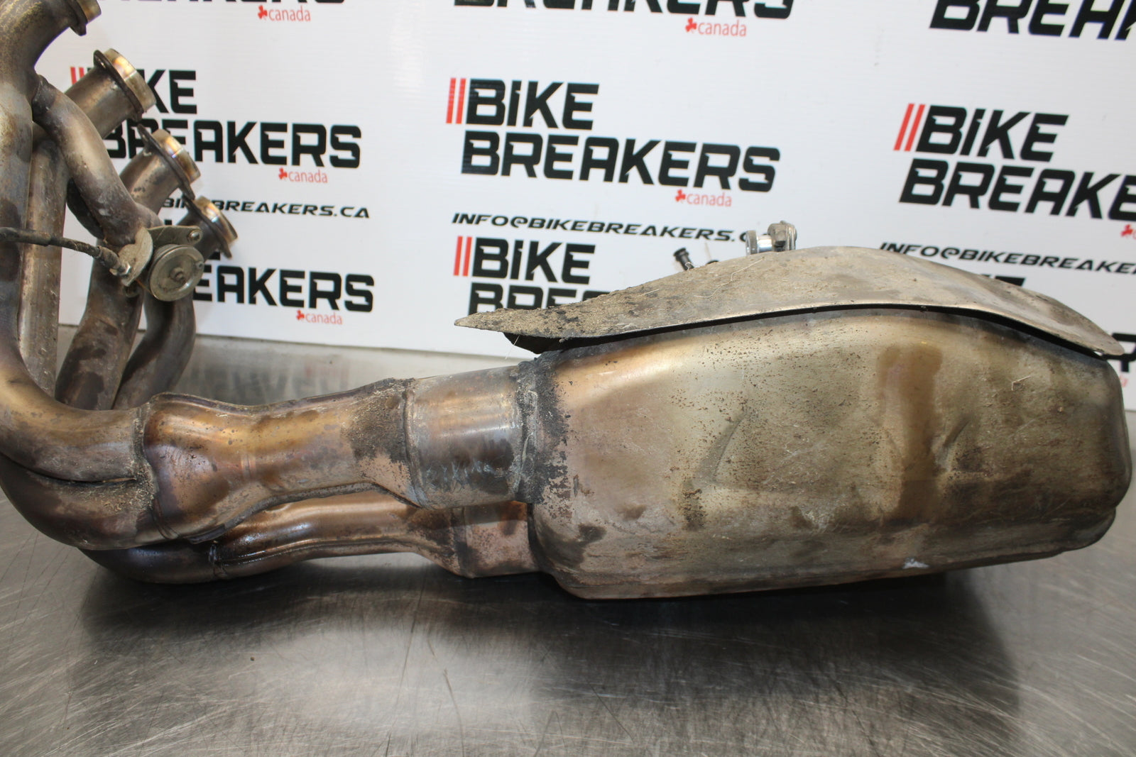 10-11 BMW S1000RR EXHAUST HEADER PIPES MANIFOLD BB168
