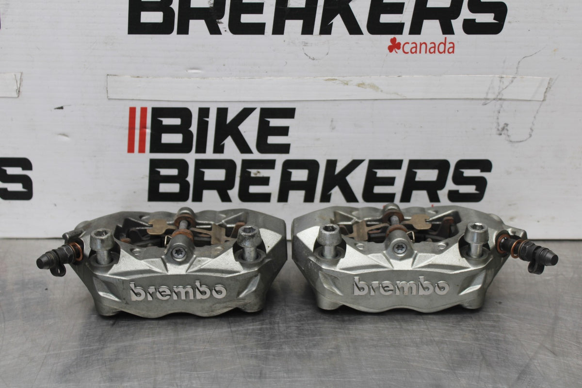 16 DUCATI 959 PANIGALE RIGHT LEFT FRONT BRAKE CALIPER SET PAIR CALIPERS BB912