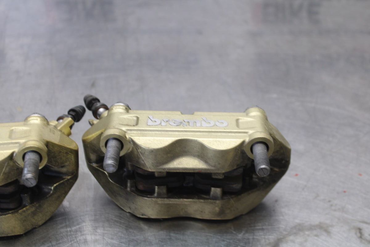 12-14 BMW S1000RR RIGHT LEFT FRONT BRAKE CALIPER SET PAIR CALIPERS BB204