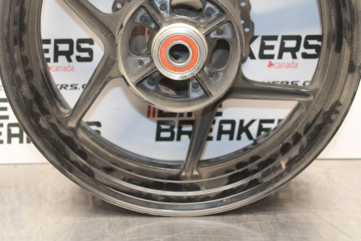 07-08 KAWASAKI NINJA ZX6R REAR WHEEL BACK RIM & ROTOR BB199