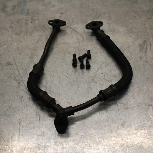 86 SUZUKI GSXR1100 G ENGINE MOTOR OIL COOLER HOSES BB413 B