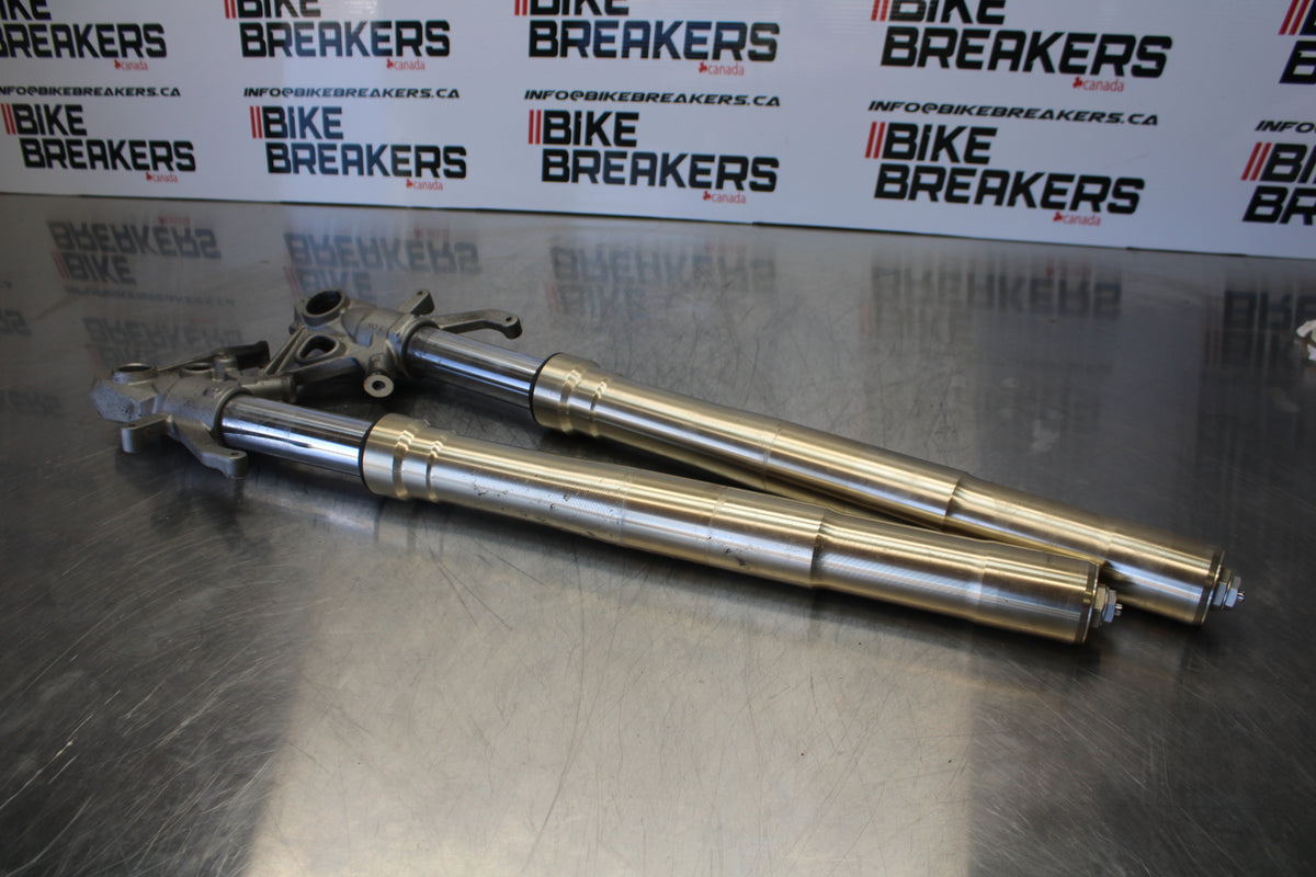07 KAWASAKI Z1000 FRONT FORKS SHOCK SUSPENSION SET PAIR BB148
