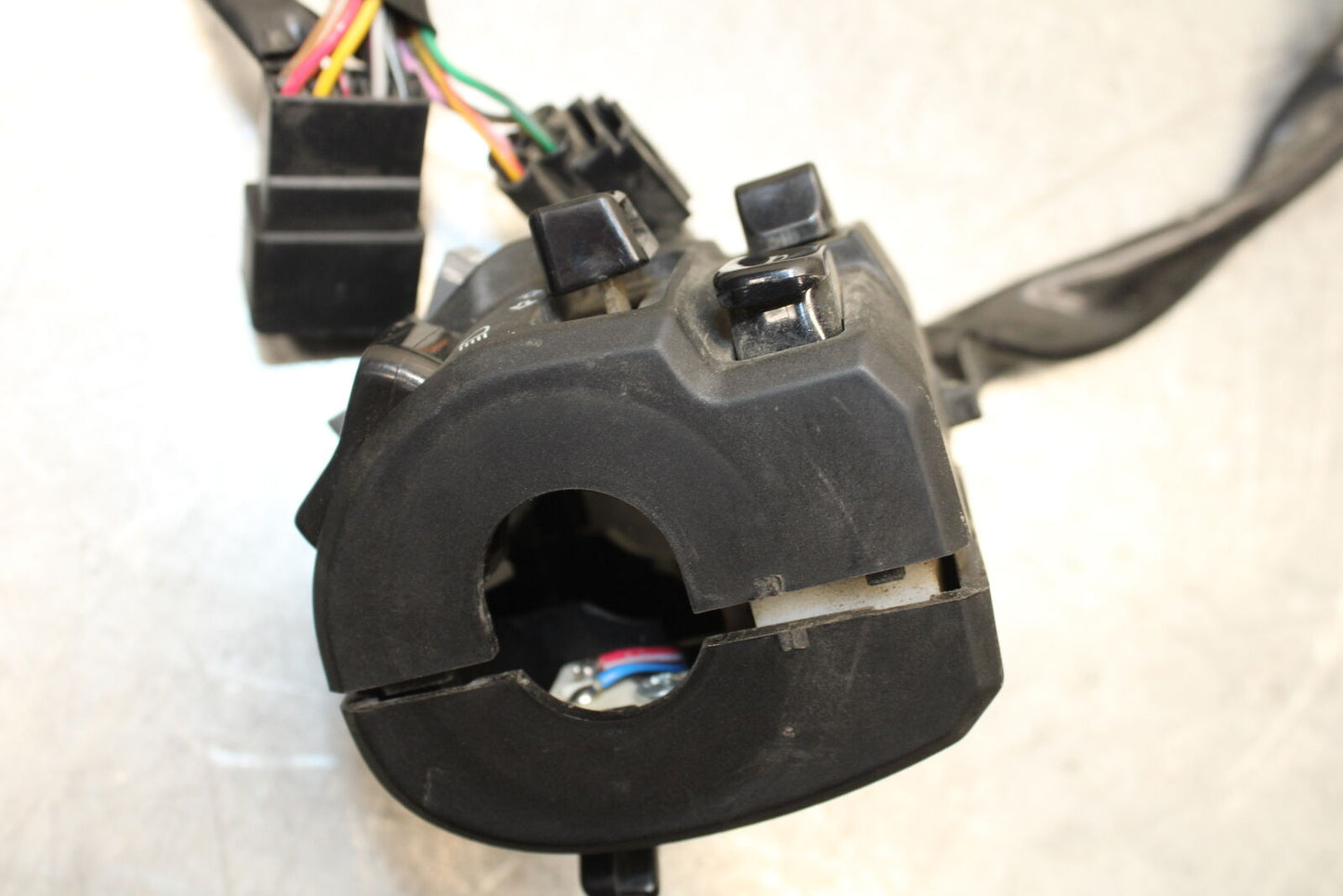 16 KAWASAKI NINJA ZX10R LEFT CLIP ON HANDLE HORN SIGNALS SWITCH SWITCHES  BB650