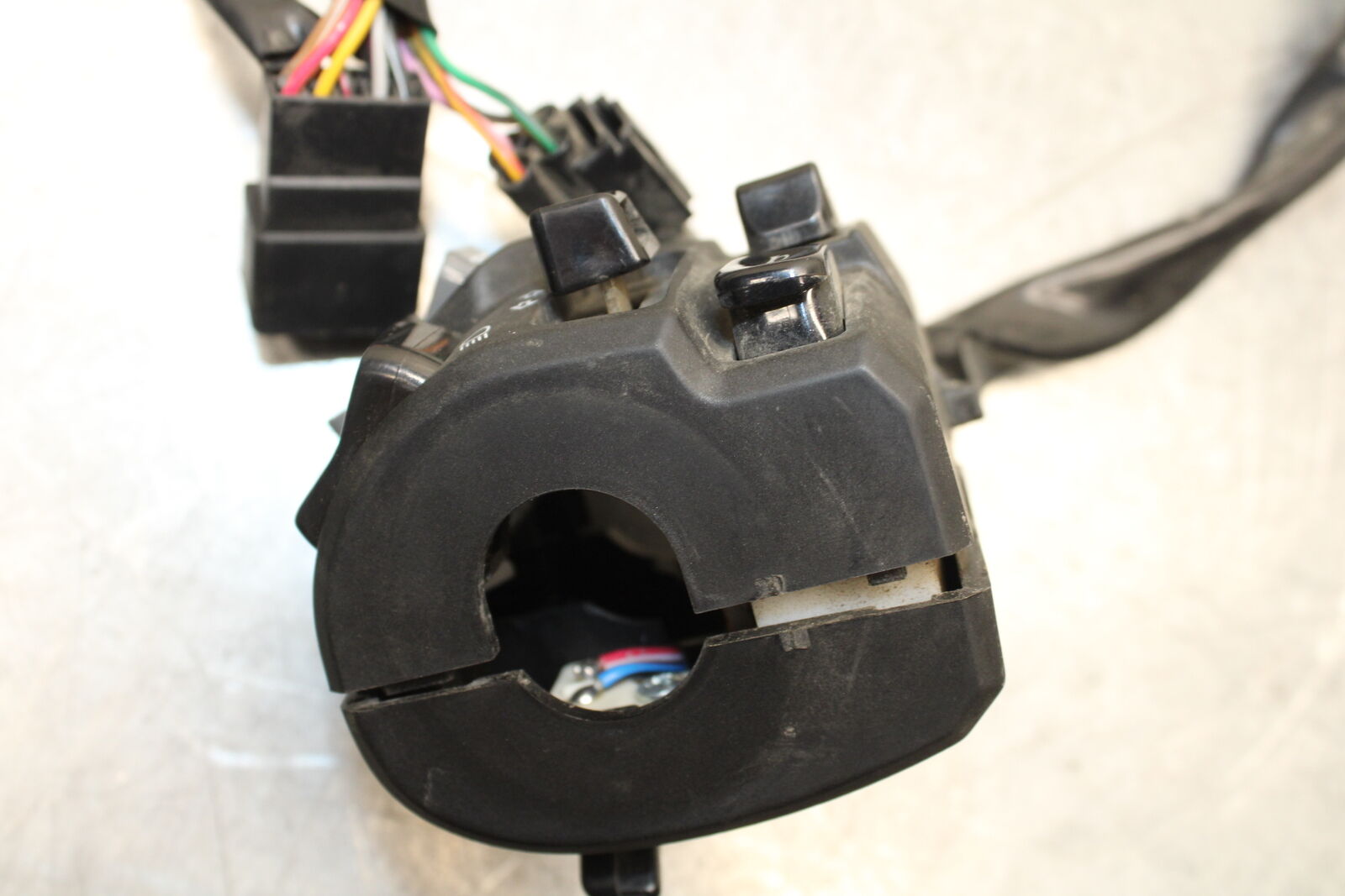 16 KAWASAKI NINJA ZX10R LEFT CLIP ON HANDLE HORN SIGNALS SWITCH SWITCHES  BB650