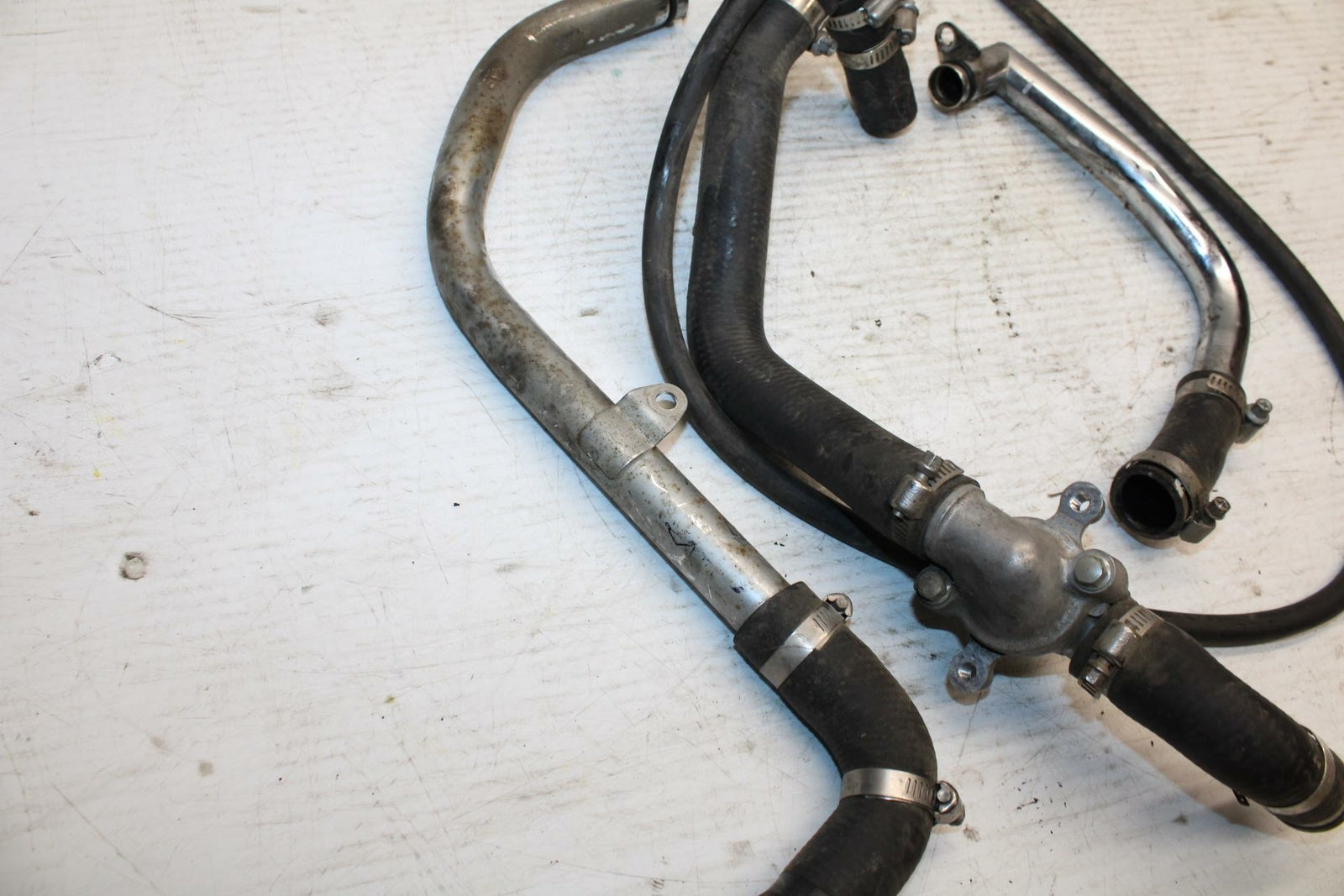 90-07 KAWASAKI ZZR 250 RADIATOR HOSES ENGINE COOLANT WATER PIPES HOSE BB298