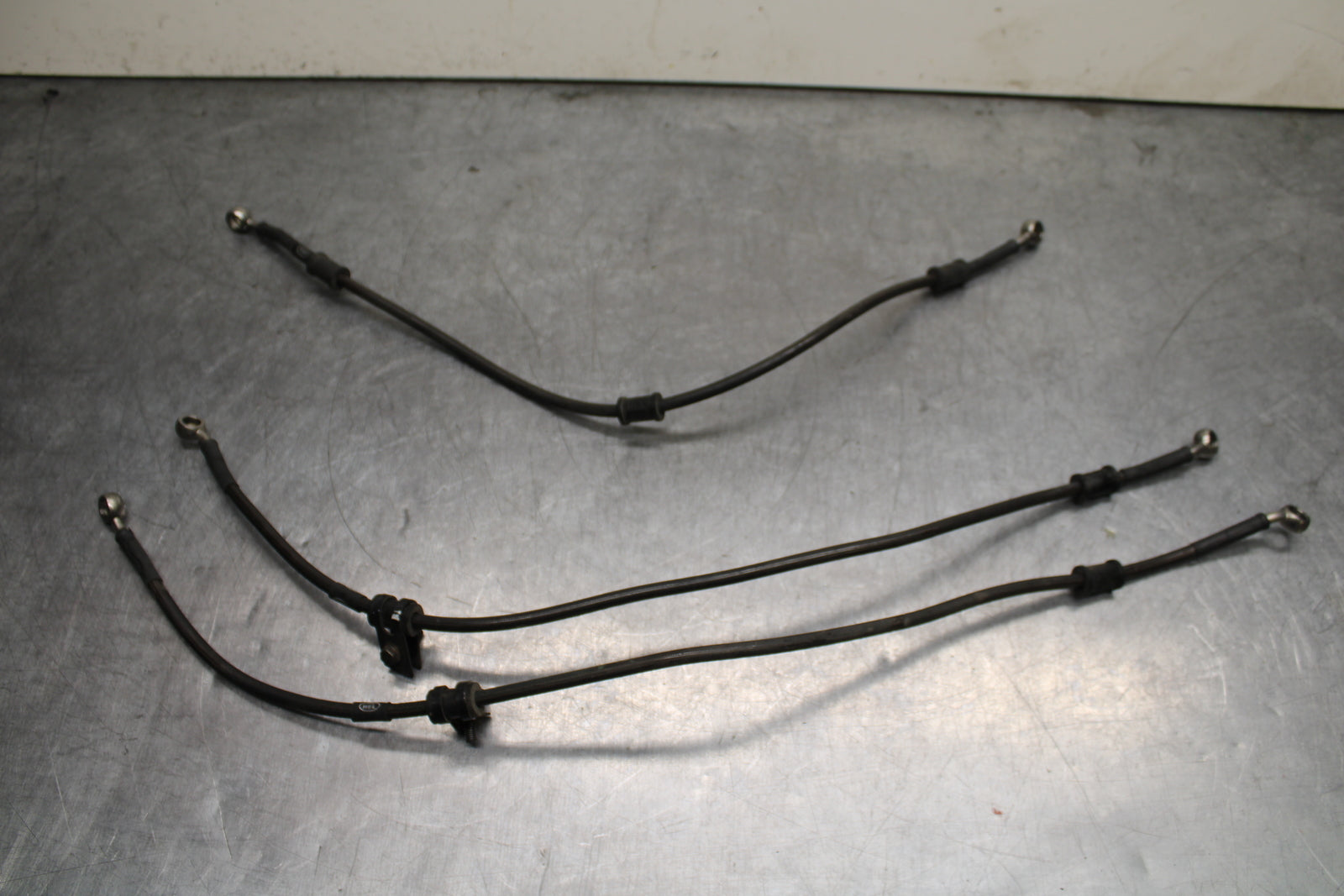 03-05 YAMAHA YZF R6 HEL FRONT & REAR BRAKE CALIPER HOSES LINES BB751